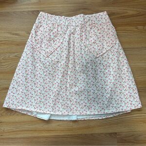 Women’s heart/fruit pattern mini skirt with heart shaped pockets